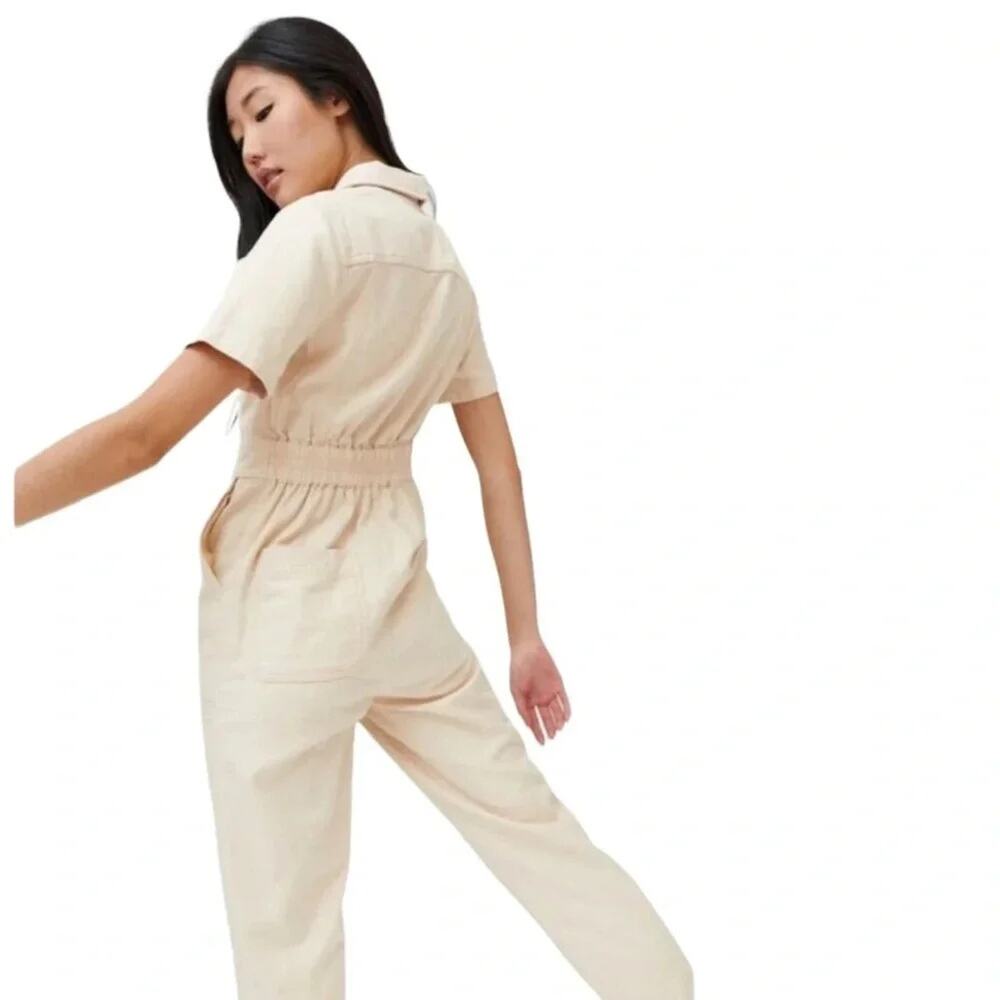 BDG Lizzy Coverall Jumpsuit Ivory Size M - Picture 9 of 14